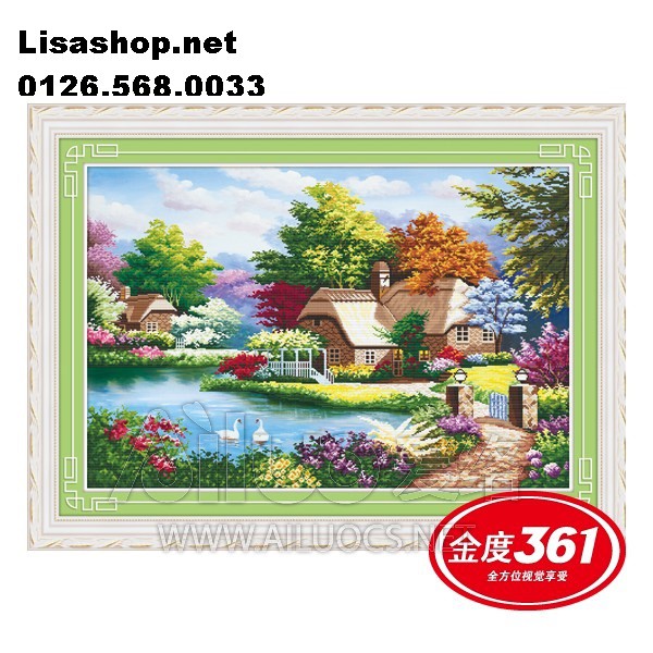Tranh thêu PHONG CẢNH 31366 (100X70CM)