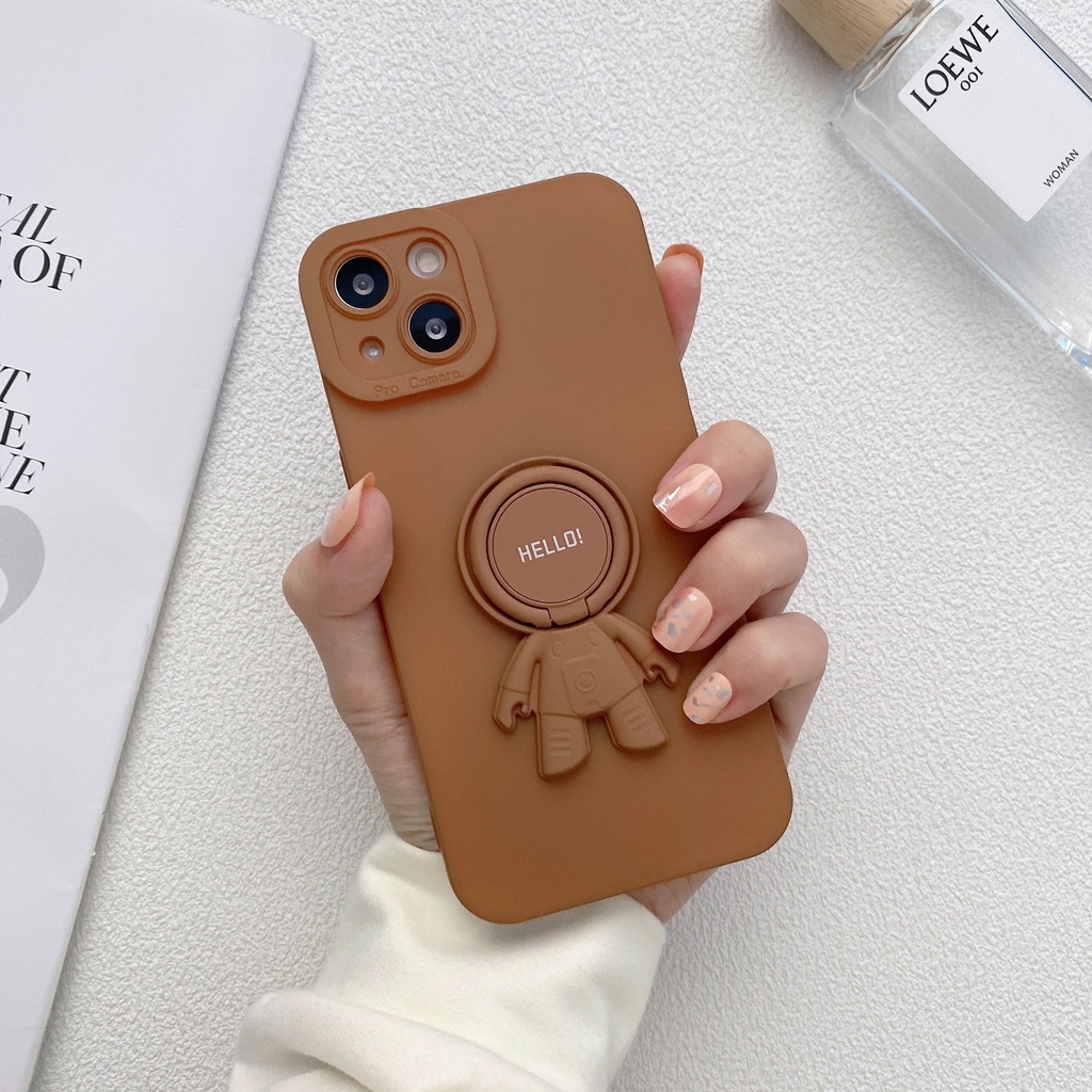 Ốp lưng iphone phi hành gia chống sóc sang trọng cho Iphone 7 8 Plus SE X XS XS Max 11 12 13 Pro Max
