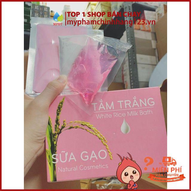 Ủ trắng sữa gạo , làm trắng da, mờ thâm nám, sắc tố tối màu