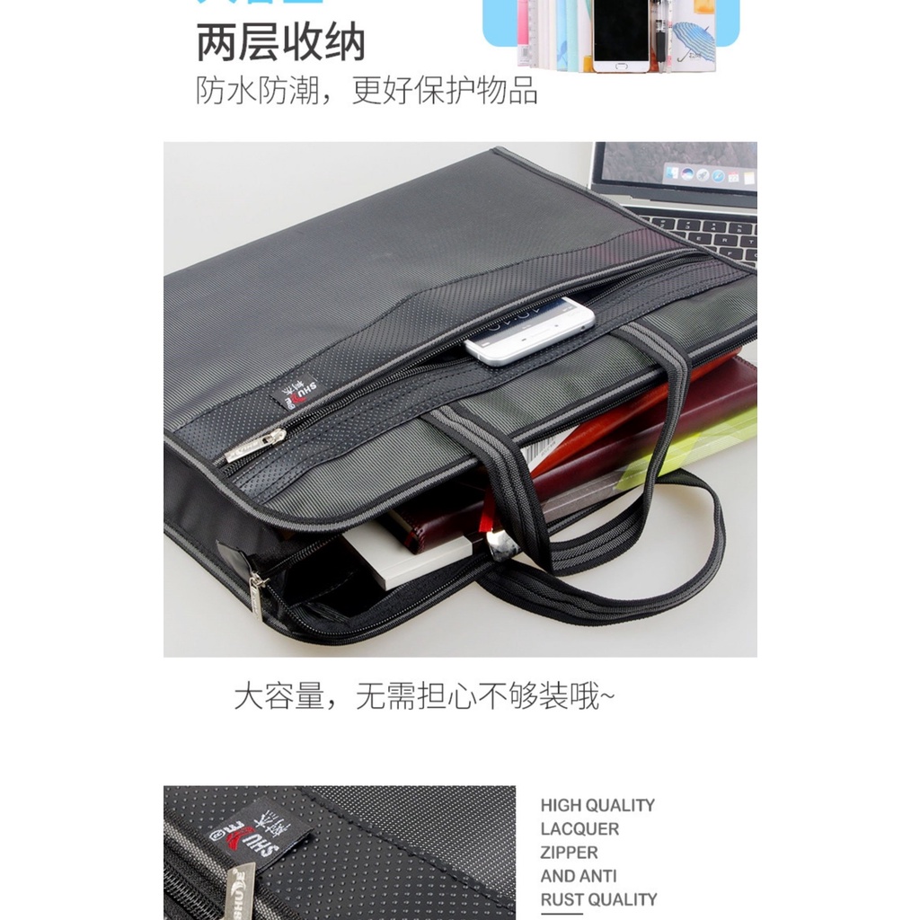 Túi xách Canvas cỡ lớn đựng tài liệu khổ A4 tiện dụng cho nam | BigBuy360 - bigbuy360.vn