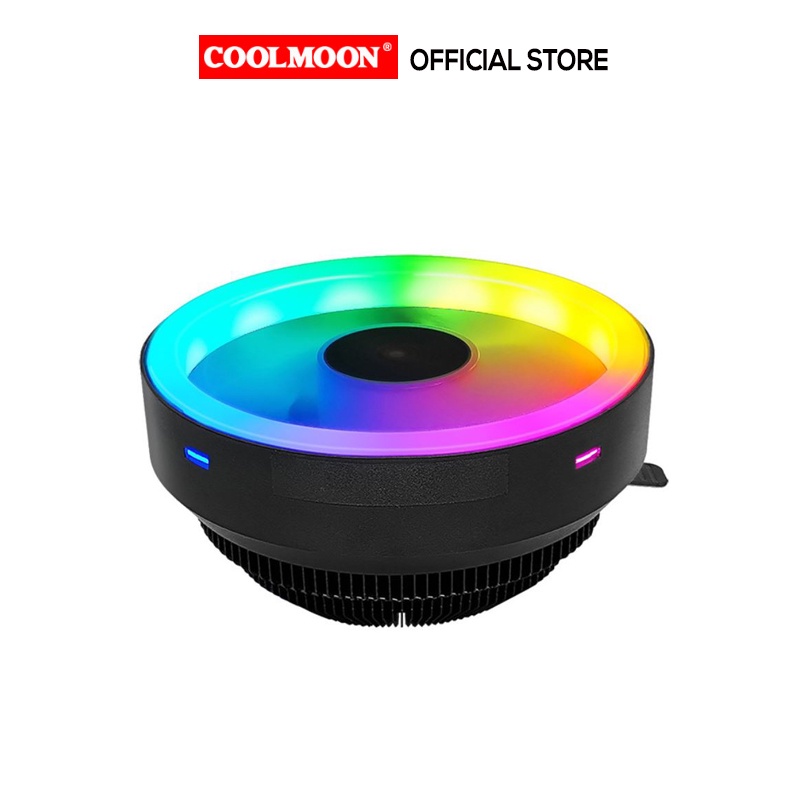Quạt Tản Nhiệt, Fan CPU Coolmoon Glory I Led RGB - Tự Động Đổi Màu