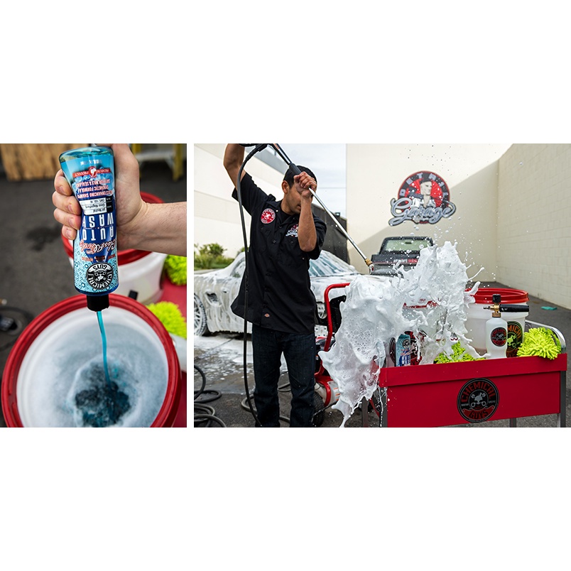 Nước rửa xe SIÊU BÓNG thương hiệu CHEMICAL GUYS GLOSSWORK AUTOWASH & PAINTWORK CLEANSER - Mỹ - Dung tích 473ml