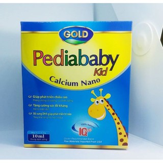 PEDIA BABY CANSIUM NANO  giúp bồi bổ tăng chiều cao ,chống còi xương suy dinh dưỡng ở trẻ em .