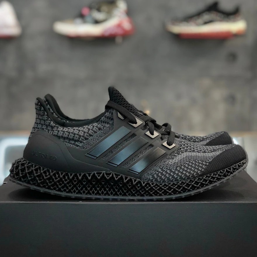 Giày chính hãng adias Ultra 4D 5.0 'Black Carbon' - G58160