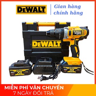 Máy Khoan pin DEWALT 88V 3 chức năng, CÓ BÚA, LÕI ĐỒNG, PIN KHỦNG 10 CELL - TẶNG MŨI BẮN TÔN, VÍT