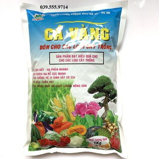 3kg Phân Bón Cá Vàng dùng cho tất cả các loại cây trồng