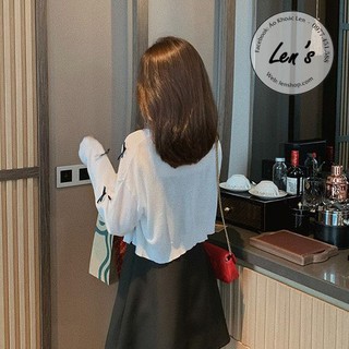 ÁO KHOÁC MỎNG ĐÍNH NƠ DÁNG CROPTOP