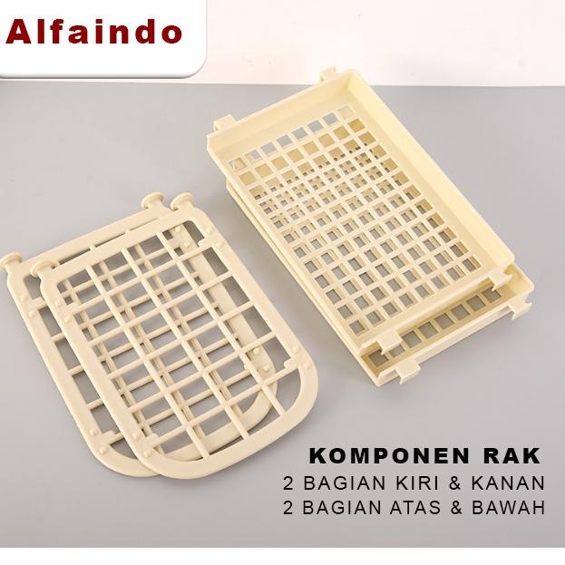 Giá Nhựa Mini 2 Tầng Đa Năng Alfaindo Rt011 Sturdy