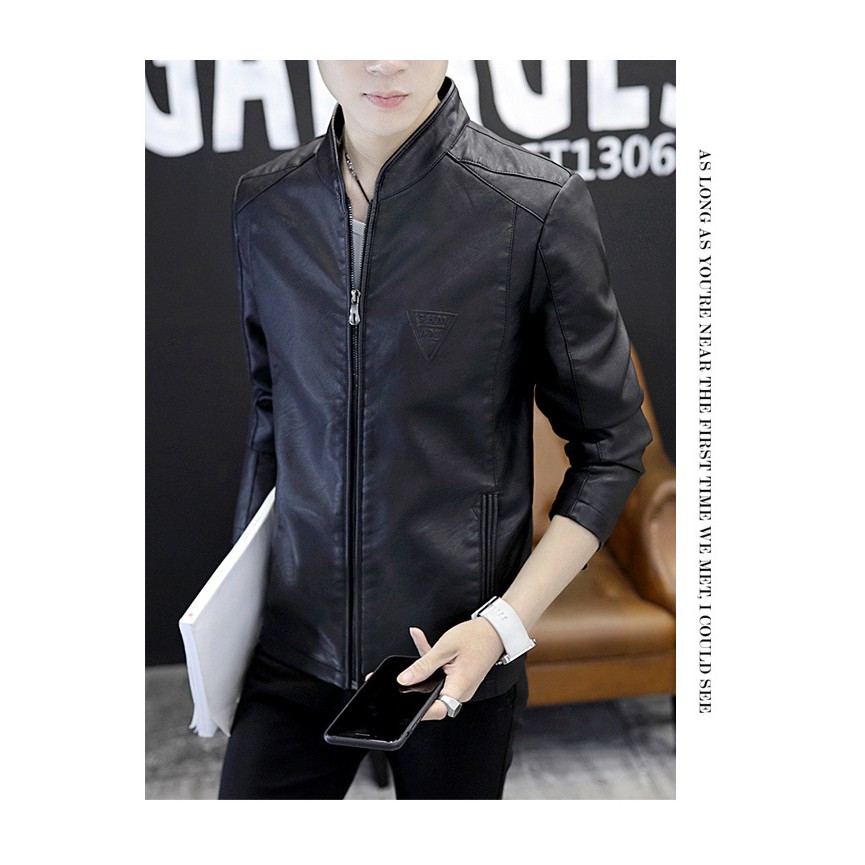 Áo khoác da nam cao cấp chất liệu da PU siêu đẹp -Hàng nhập khẩu