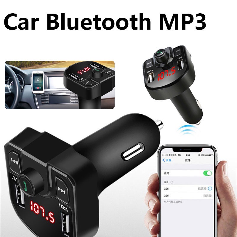Tẩu sạc LYMOYO phát nhạc MP3 kết nối bluetooth cho xe hơi