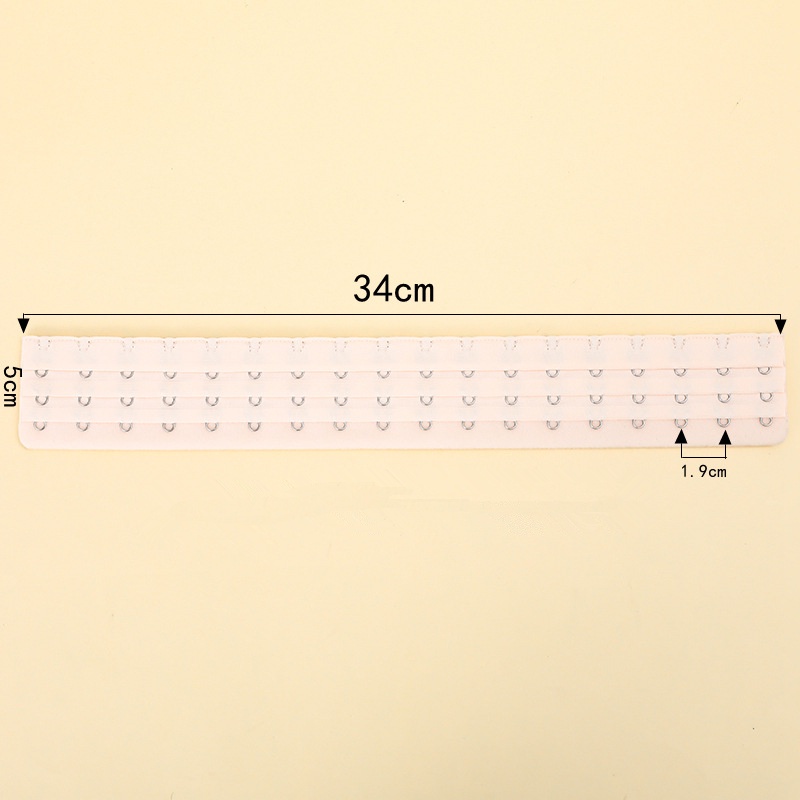 Dây Đai 3 Hàng 18 Móc Mở Rộng Cho Áo Ngực Lưng Có Thể Điều Chỉnh