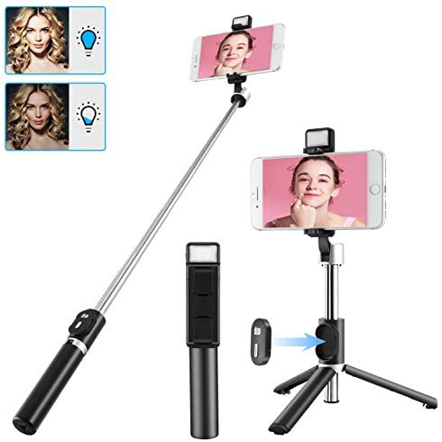 Gậy Tự Sướng 2021 Không Dây Có Đèn Và Điều Khiển Từ Xa Cho Iphone 12 / 11 / Xr / X / Pro Và Android | BigBuy360 - bigbuy360.vn