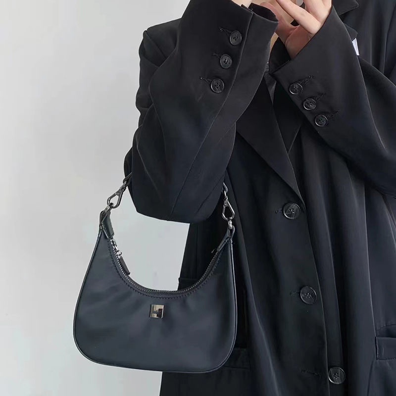 Túi Xách Đeo Vai Bằng Vải Bạt Nylon Sức Chứa Lớn Mẫu Mới 2022 Thời Trang Mùa Hè Cho Nữ