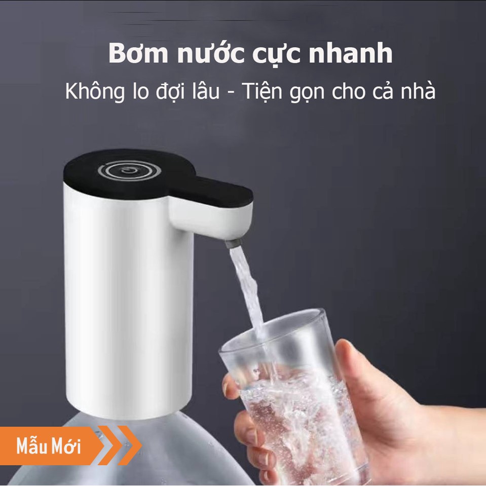 Vòi Bơm Nước Tự Động Đa Năng Smart Pump, Đầu Bơm Thông Minh Rót Nước Rảnh Tay Từ Binh Lọc. TidoHome WP01