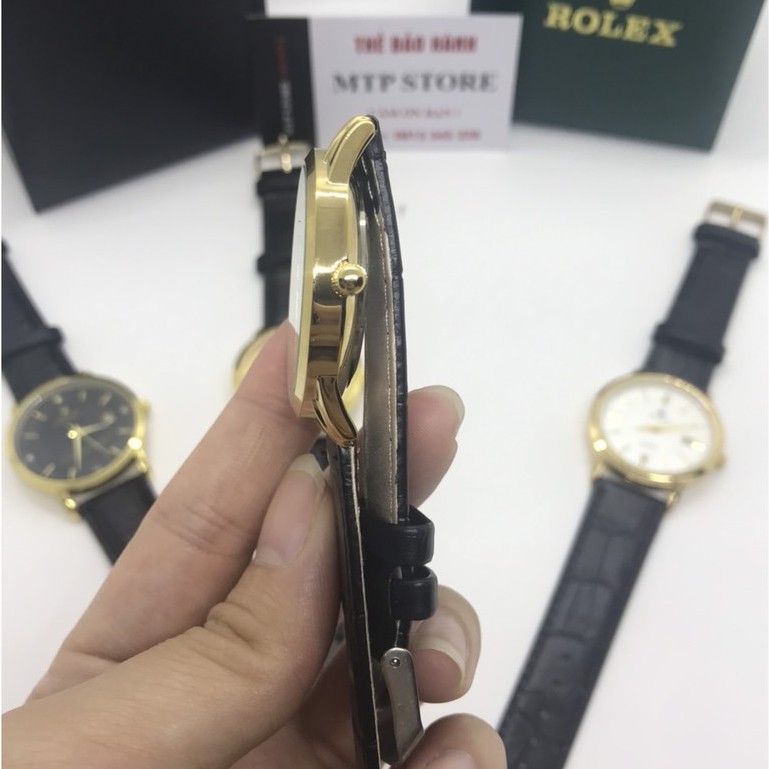 Đồng hồ Nam dây da mềm, thẻ bảo hành 12 tháng - Dong.ho