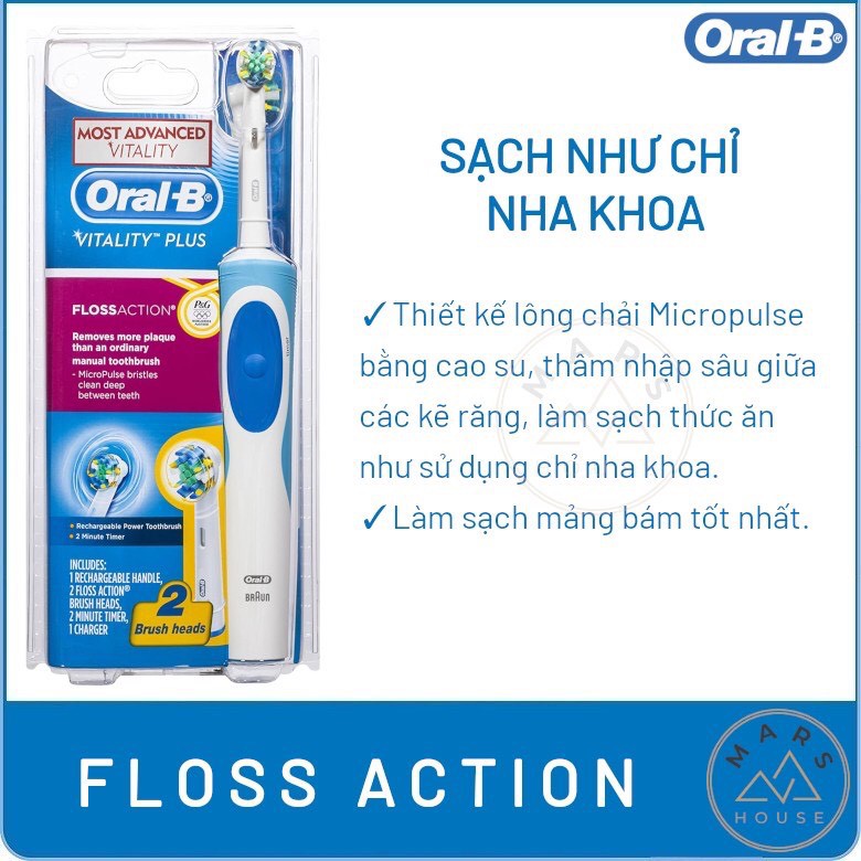 Bàn chải điện Oral-B Vitality chính hãng Chuẩn Úc