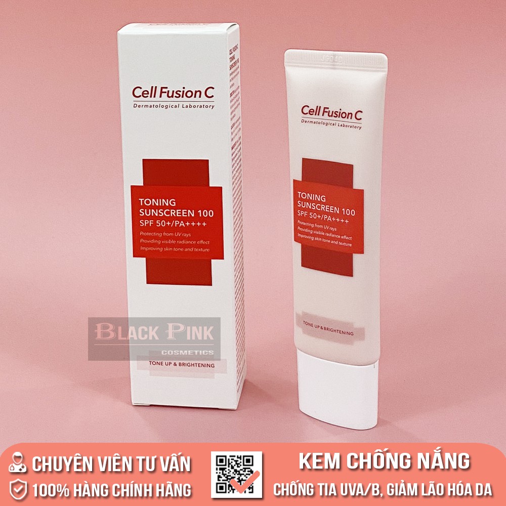 Kem Chống Nắng Cell Fusion C Sunscreen 100 SPF PA50+++, bảo vệ da khỏi tia UVA/B, ngăn ngừa lão hoá, loại lớn 50ml