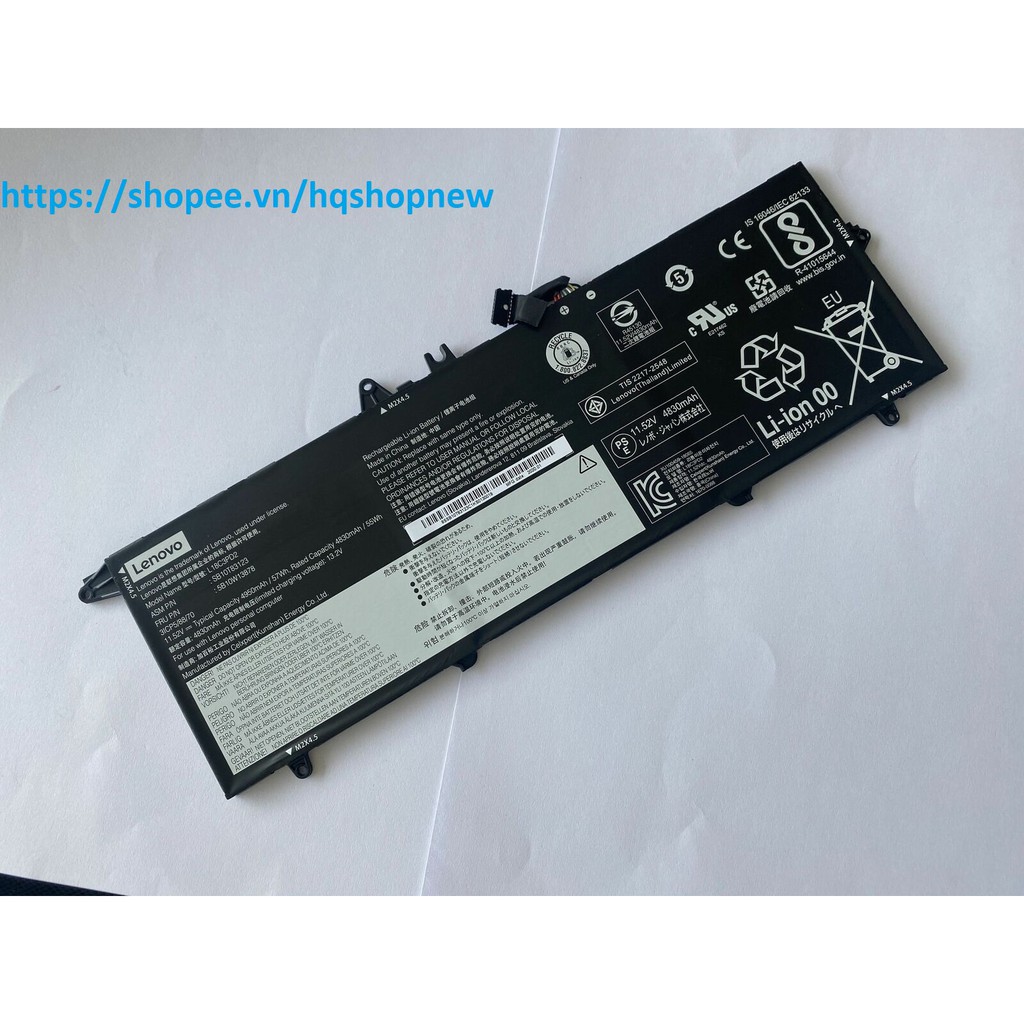 [PIN ZIN ] Pin laptop Lenovo ThinkPad T490s  L18L3PD1 SB10K97651 02DL013 L18M3PD1, L18M3PD2, SB10K97651, SB10K97652