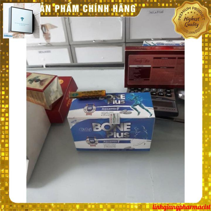 (toa bác sĩ)thực phẩm hỗ trợ xương khớp viên uống calci BONE PLUS hộp 60v(bổ sung calci)