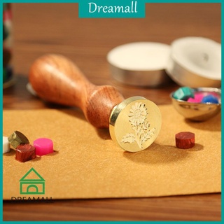 Sáp đóng dấu niêm phong bì thư có tay cầm bằng gỗ