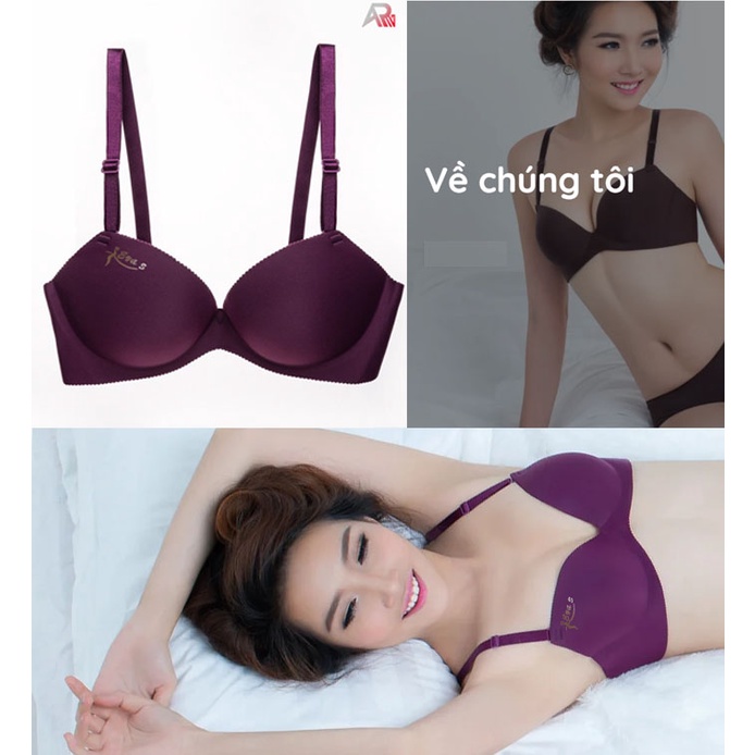 Áo ngực su không đường may cúp xéo Eva'S  Chính Hãng Việt Nam