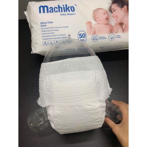 Tã bỉm quần Machiko 100m chính hãng  siêu thấm hút , mềm mượt đủ size M_XXXL.