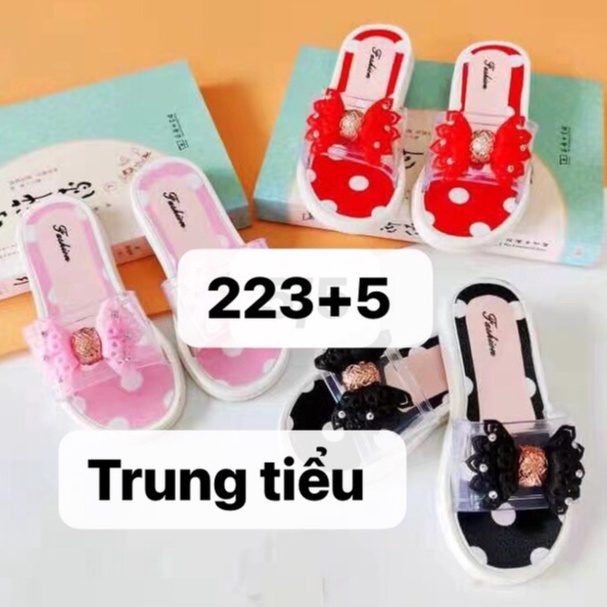 DÉP LÊ ĐẾ CAO SU NON MỀM DẺO BÉ GÁI (TĂNG LÊN 2 SIZE Ạ)