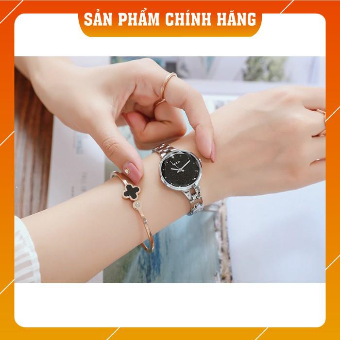 Đồng hồ nữ Kezzi kw1700 hàng chính hãng dây kim loại mặt kim tuyến | BigBuy360 - bigbuy360.vn