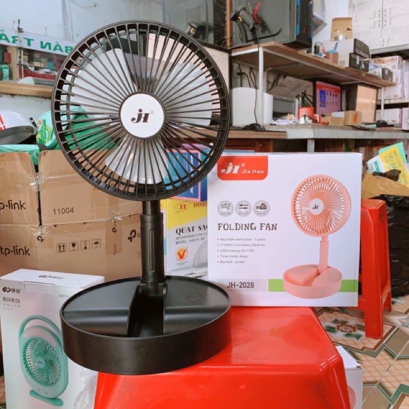QUẠT SẠC TÍCH ĐIỆN GẤP GỌN JH - 2028 CỰC MÁT | BigBuy360 - bigbuy360.vn