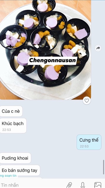 Bột khúc bạch/ panna cotta gói hoà tan 1 Lít