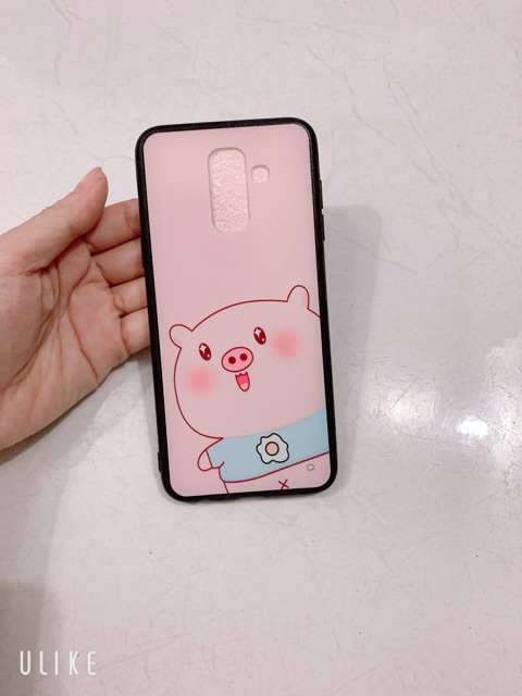 Ốp lưng sam sung A6+,A6 Plus,J8 Heo má hồng