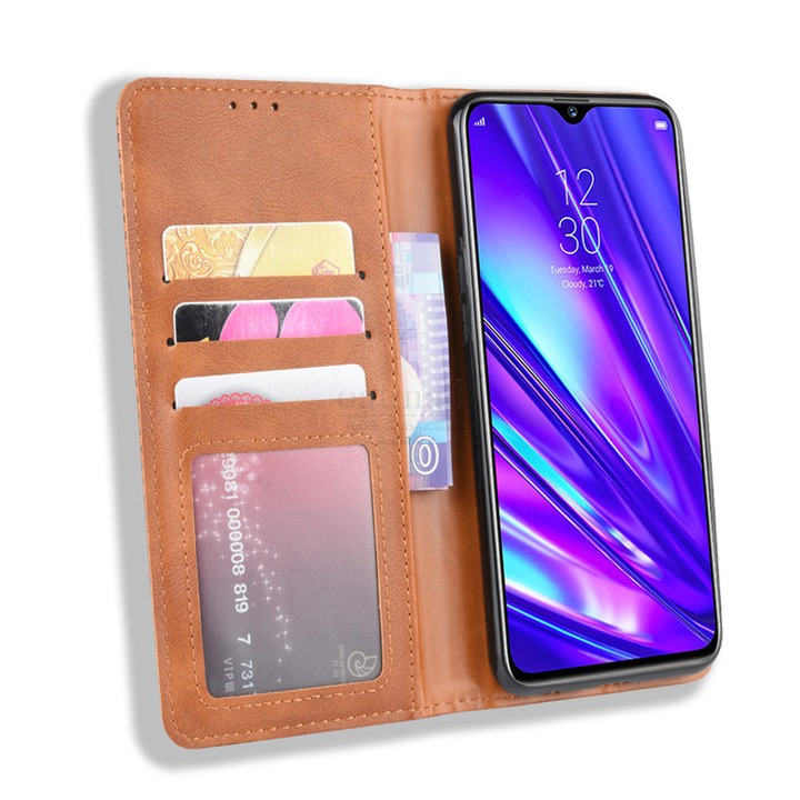 Bao da OPPO Realme 5, Realme 5S, Realme 5i, Realme 5 Pro, Realme 6i dạng ví Luxury Leather | BigBuy360 - bigbuy360.vn
