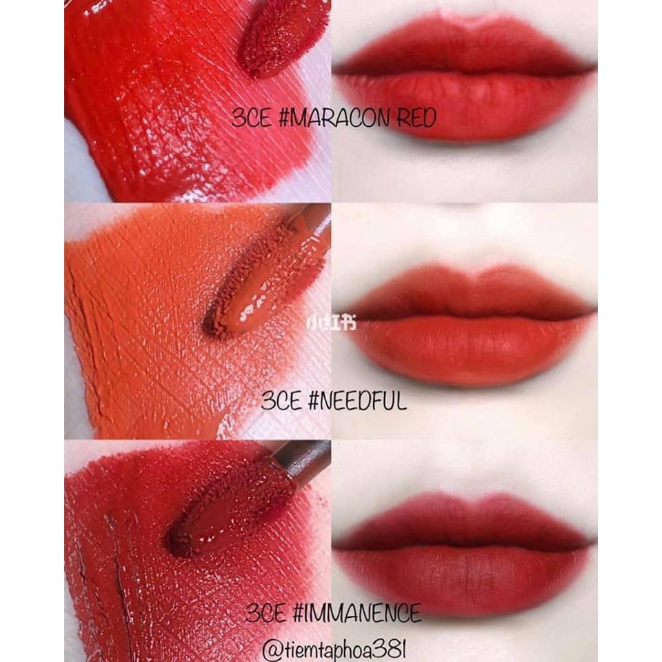 Son kem 3ce Cloud Lip Tint [ BEBEAU ] Son 3CE Mịn Nhẹ Như Mây Macaron Red Needful Immanence Live A Little  Peach Tease | BigBuy360 - bigbuy360.vn