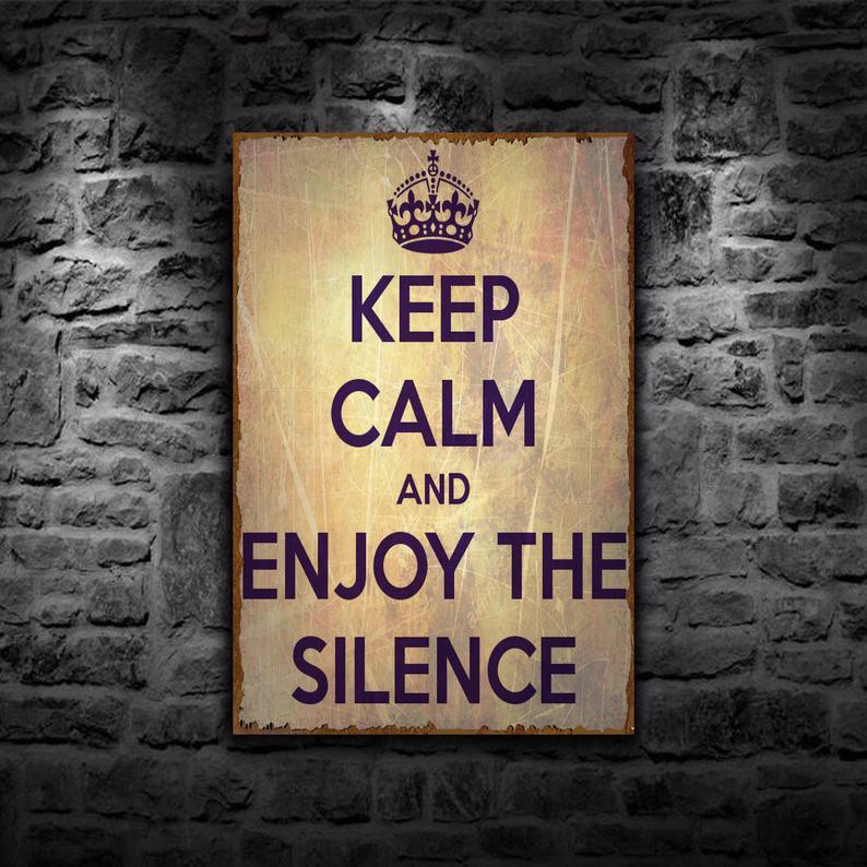 Tranh thiếc  Funny Sign