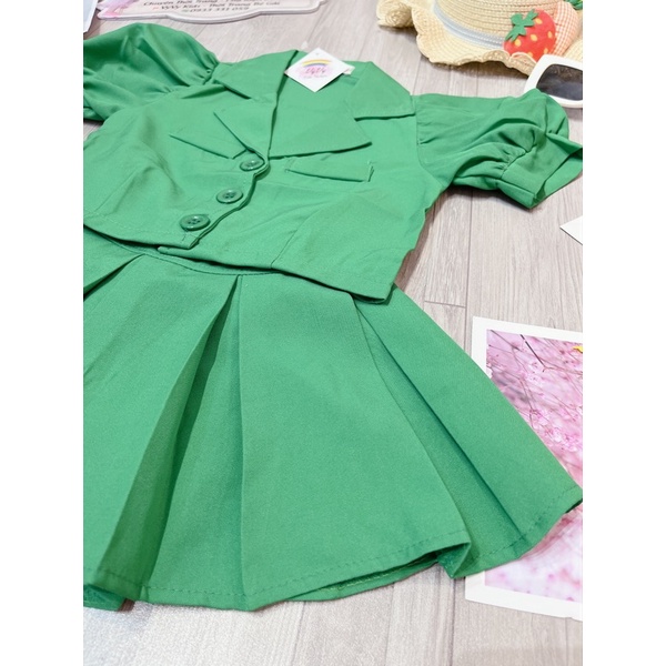 ⚡𝑭𝑹𝑬𝑬 𝑺𝑯𝑰𝑷⚡ Set bé gái, đồ bé gái, set vest bé gái chân váy thời trang VyVy Kids Fashion