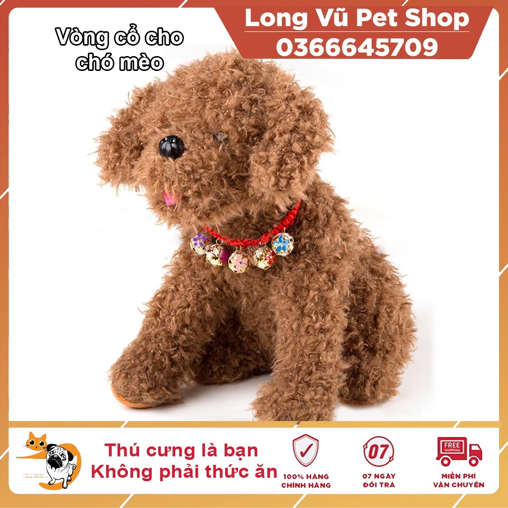 Vòng Cổ Đan Len Trên Cổ Cho Chó Mèo