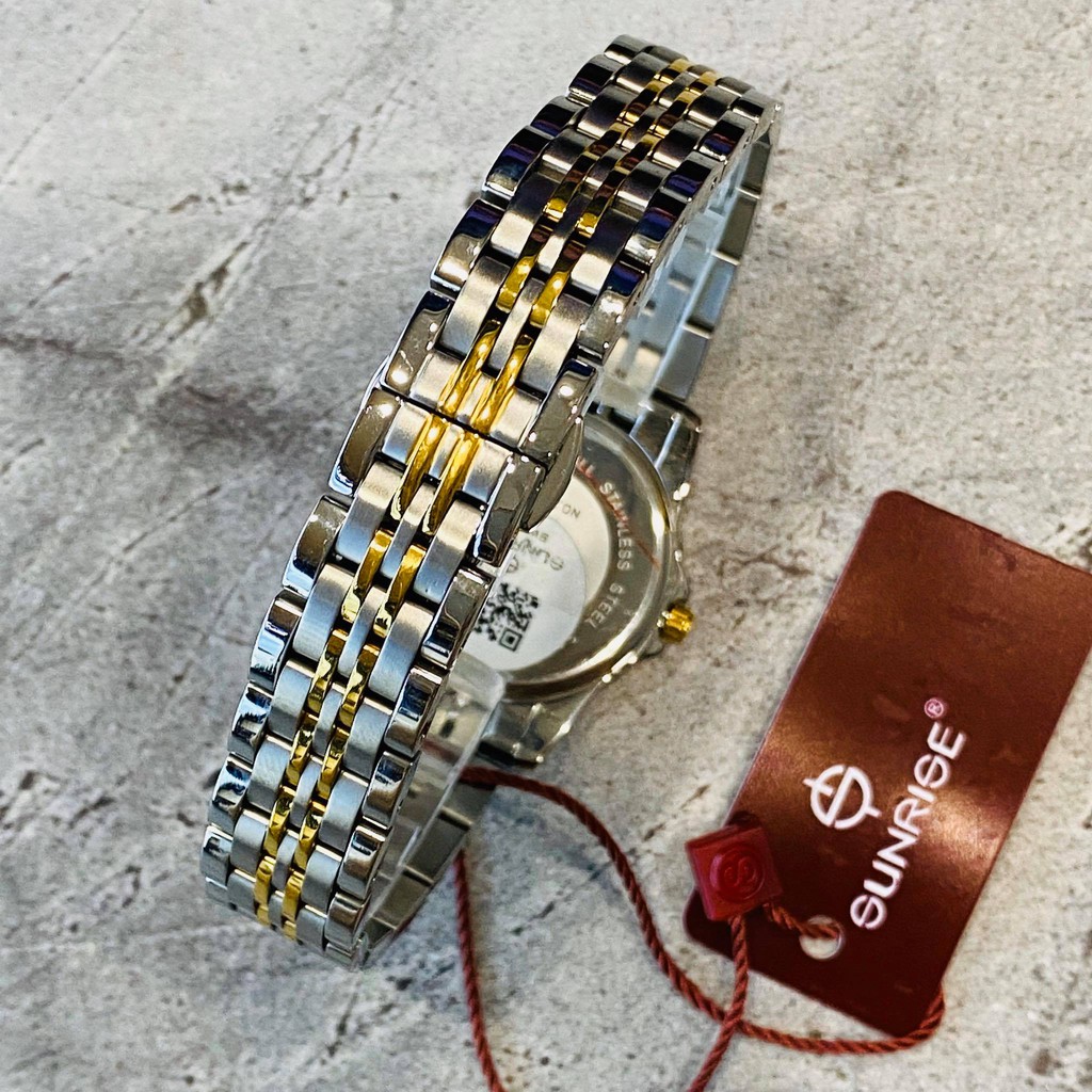 Đồng hồ Sunrise nữ chính hãng Nhật Bản L2198SA.SG.D - kính saphire chống trầy - bảo