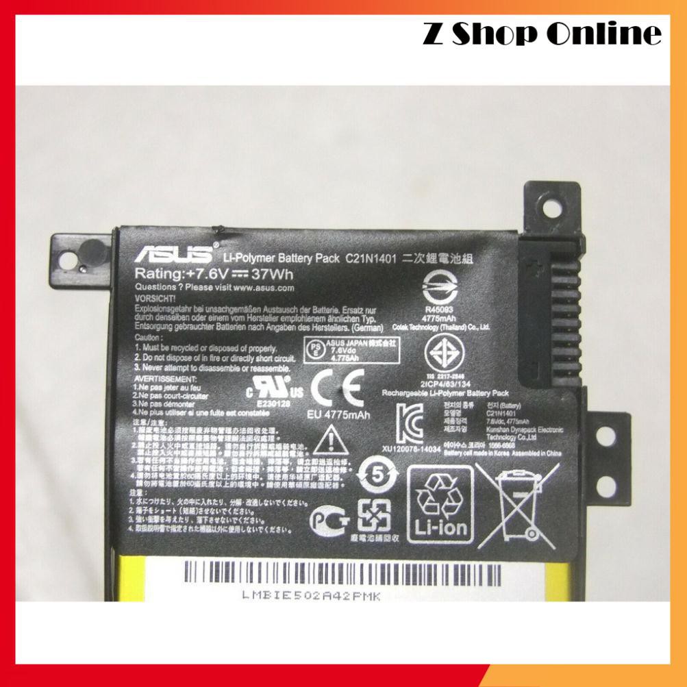 🎁 Pin laptop Asus X454 X454L X454LA X454LD - R554 - C21N1401