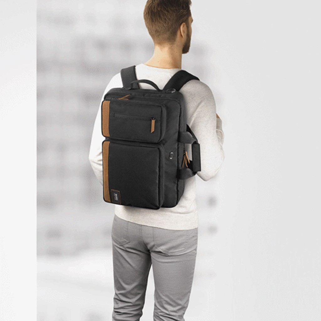 Balo laptop, Balo túi xách thời trang Solo Downtown Duane 15.6''  - 3 màu  với 2 cách đeo năng động BALOCENTER