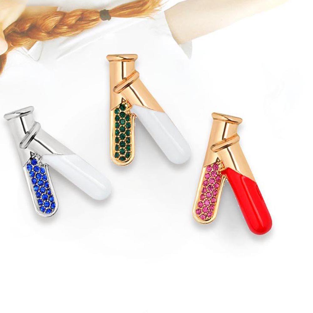 Ghim Cài Áo Hình Ống Nghiệm Hóa Học Cho Bác Sĩ Và Y Tá