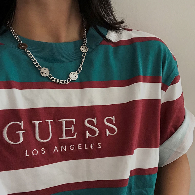 Dây Chuyền Thép Titan Mặt Cười Phong Cách Hip Hop Thời Trang Đường Phố 22158