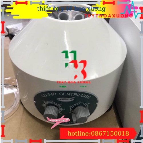 Máy Li Tâm 6 Ống LC-04R Tách Huyết Thanh Huyết Tương Làm PCR