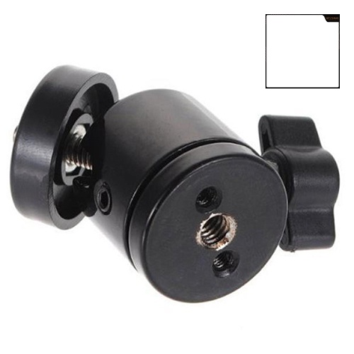 HEL ·  Black 1/4 360 Swivel Mini Ball Head Screw for Camera Tripod DSLR Ballhead Stand