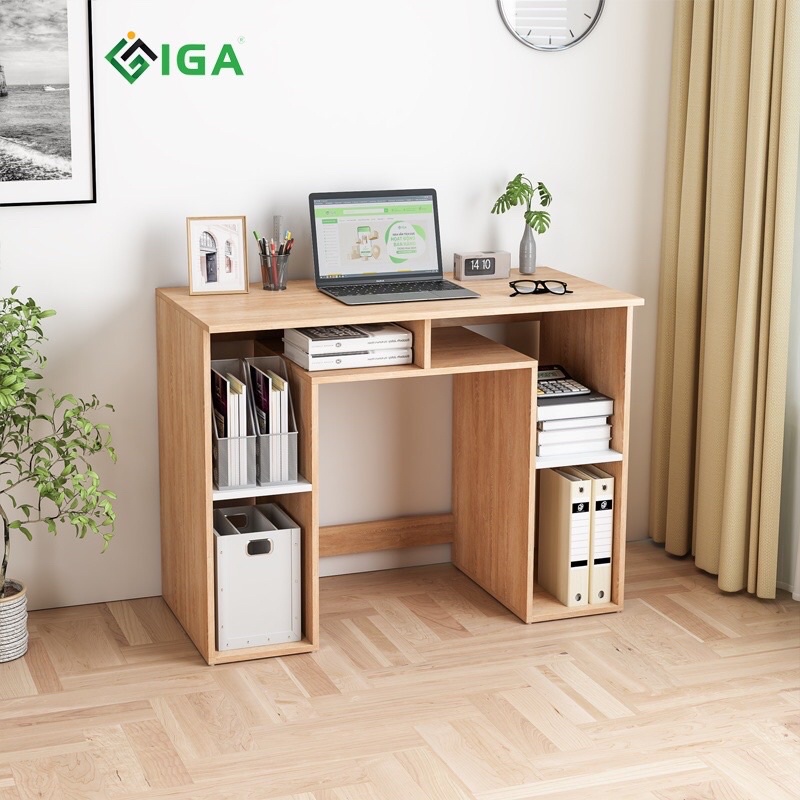 bàn học , bàn làm việc đa năng có kèm kệ sách và ngăn chứa đồ GP231.31