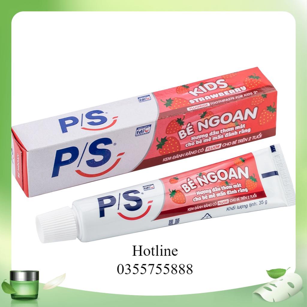 Kem đánh răng P/S Bé Ngoan Hương Dâu 35gr