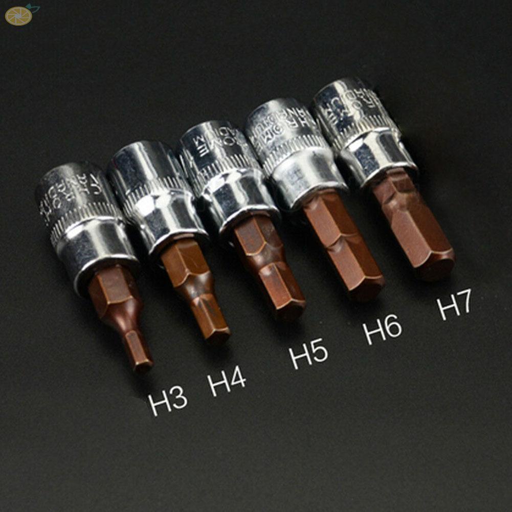 Bộ 5 đầu tua vít đầu lỗ lục giác H3 H4 H5 H6 H7