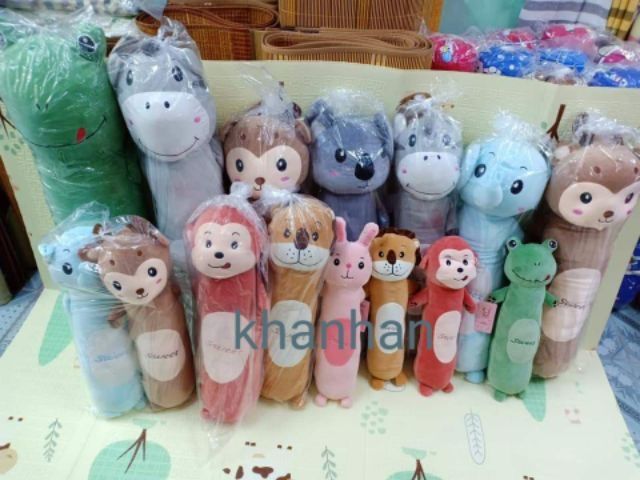 Gối ôm hình thú mẫu mới cực kute sz to đại 1m1