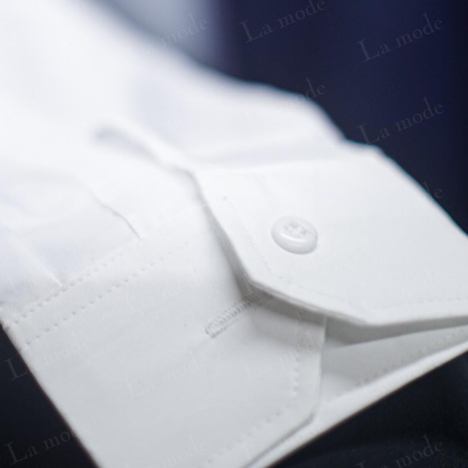 Áo Sơ mi Nam Dài Tay Hàn Quốc Cổ Bẻ Vải Lụa Thái Chống Nhăn Chống Xù - La mode