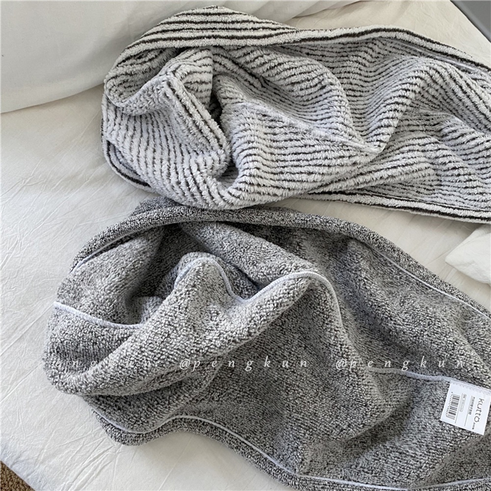 Khăn Trùm Đầu Bằng Sợi Than Tre Siêu Thấm Hút Nhanh Khô Tiện Dụng