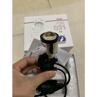 Đèn pha led bi cầu M01B chân h4 ( bản 2020 rtd chính hãng ver2 )
